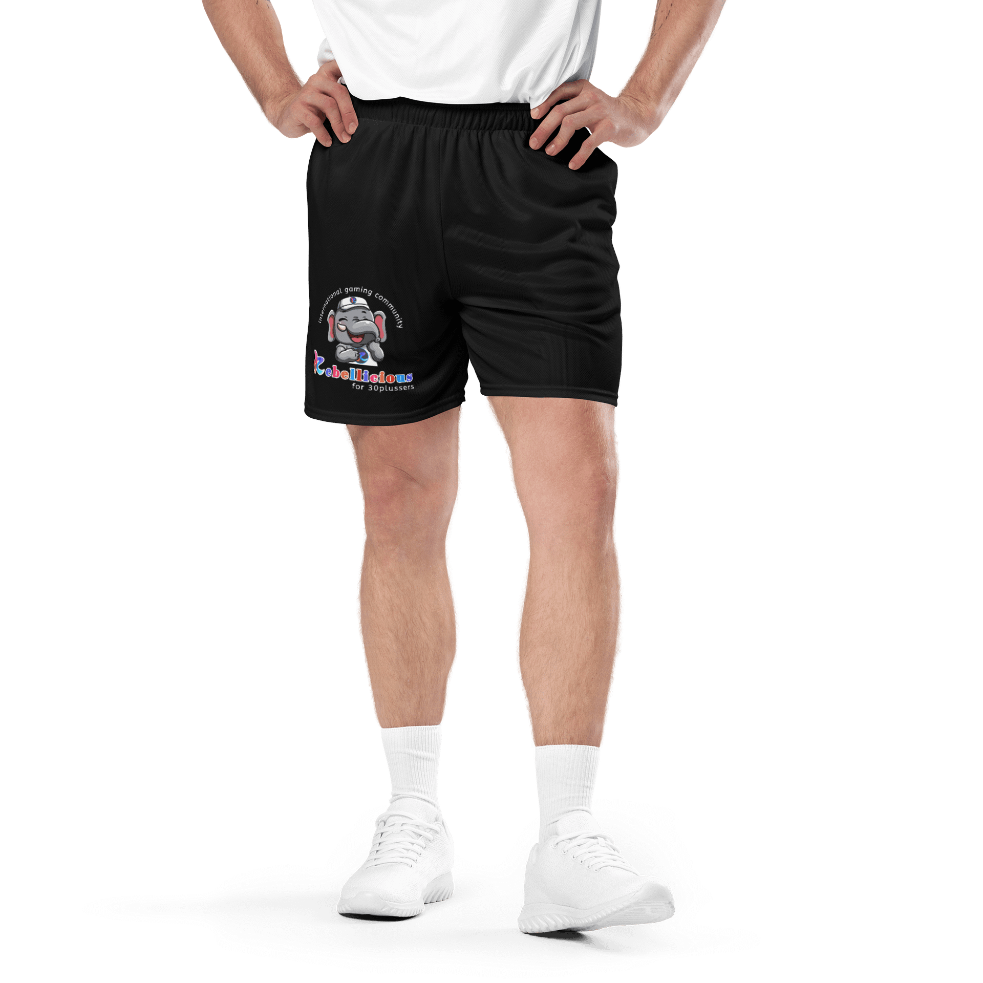 Unisex Shorts with Laughing Rebelphant product image (1)