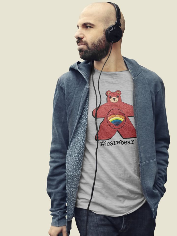 Carebear Rainbow Shirt for Board Gamers product image (1)
