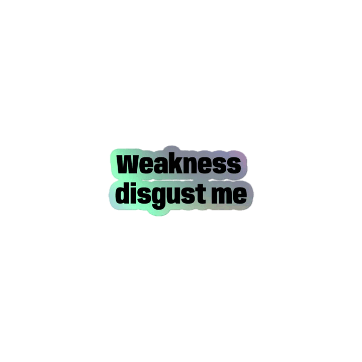 Weakness Sticker product image (1)