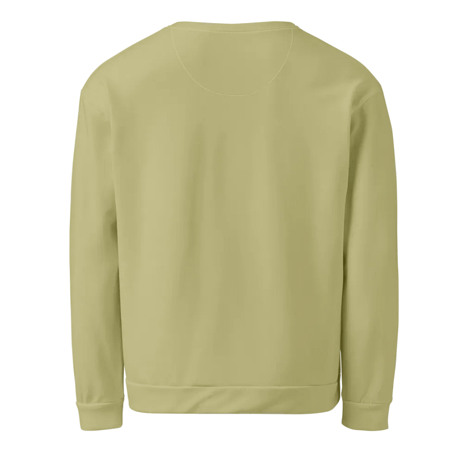 Plain Medium Yellow True Summer Unisex Recycled Polyester Heavyweight Premium Sweatshirt by Treasure Pie product image (2)