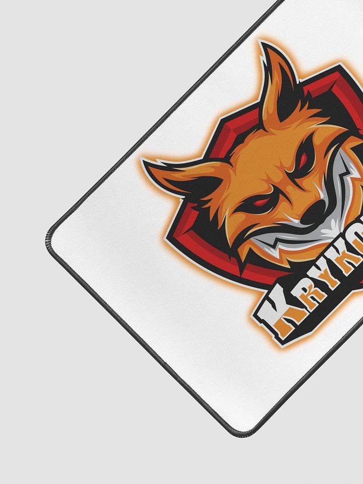 Fierce Fox Shield Desk Mat - 12 x 18 product image (2)