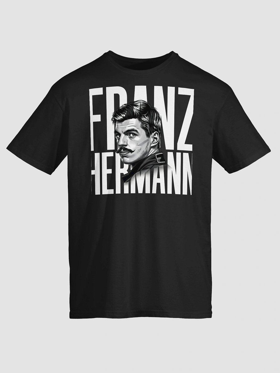 Franz Hermann Max Verstappen Meme Tee - F1 Nürburgring Legend Black & White Art product image (10)