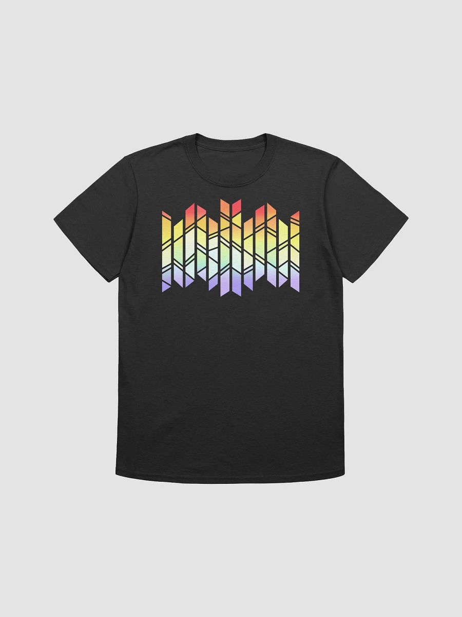 PRISMAGIC STAINED GLASS RAINBOW TEE (black) product image (1)