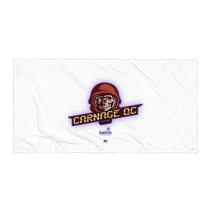 CARNAGE QC Skull Gaming Towel product image (1)