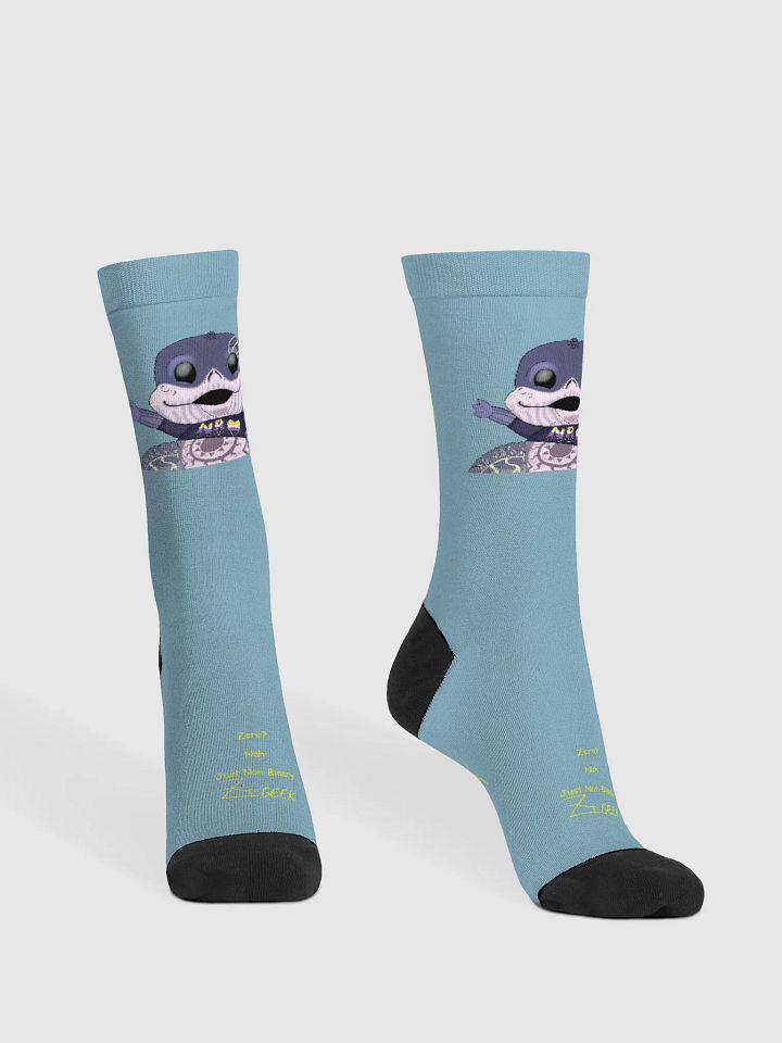 Non-Binary Socks Aqua 1 product image (2)