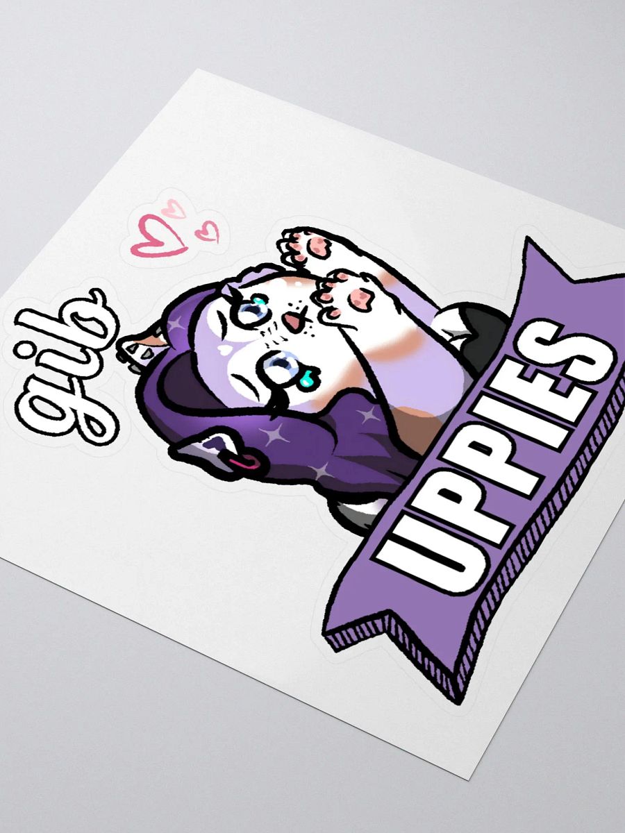 Gib Uppies Sticker product image (8)