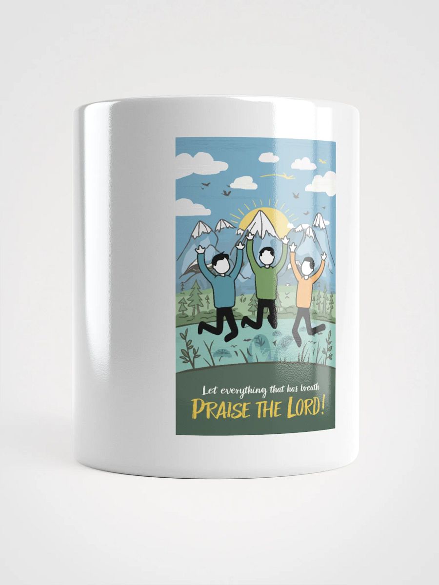 White Praise the Lord Glossy Mug product image (5)