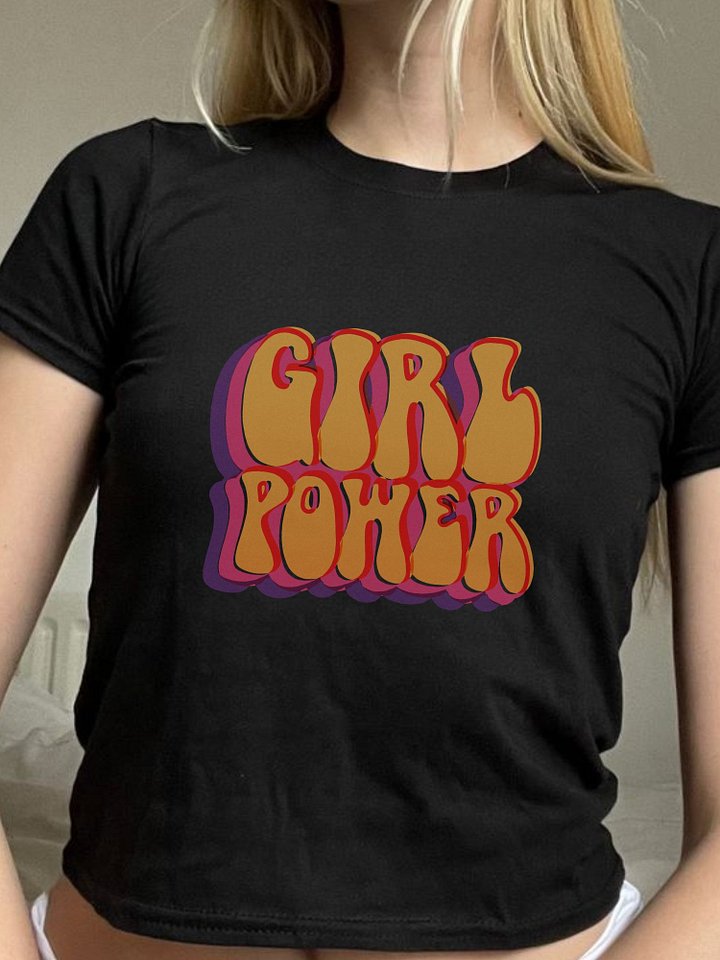 Girl Power Baby Tee product image (2)