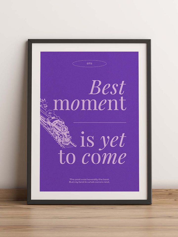 Yet to Come - BTS KPOP Digital Printable Wall Art Poster (A1 SIZE) - Instant Download product image (1)
