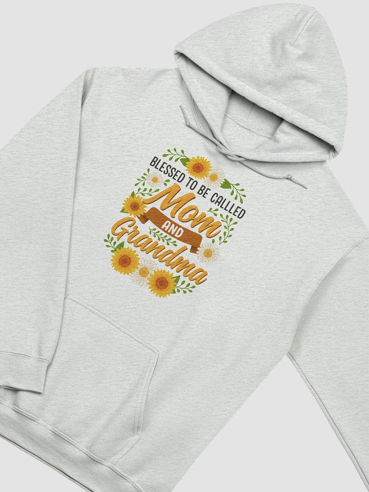 Blessed to Be Called Mom and Grandma – Floral Sunflower T-Shirt product image (2)