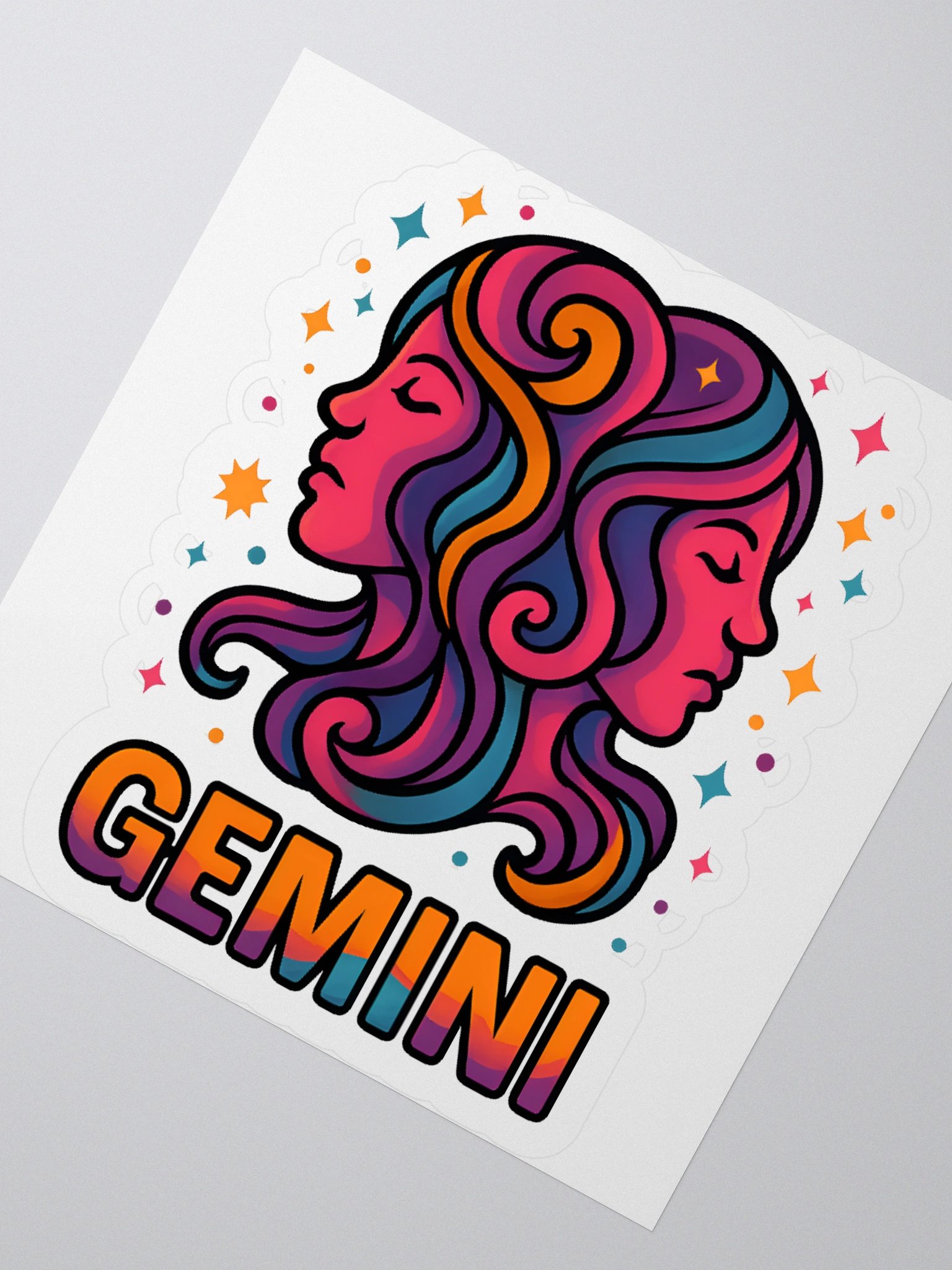 Gemini Zodiac Sticker product image (2)