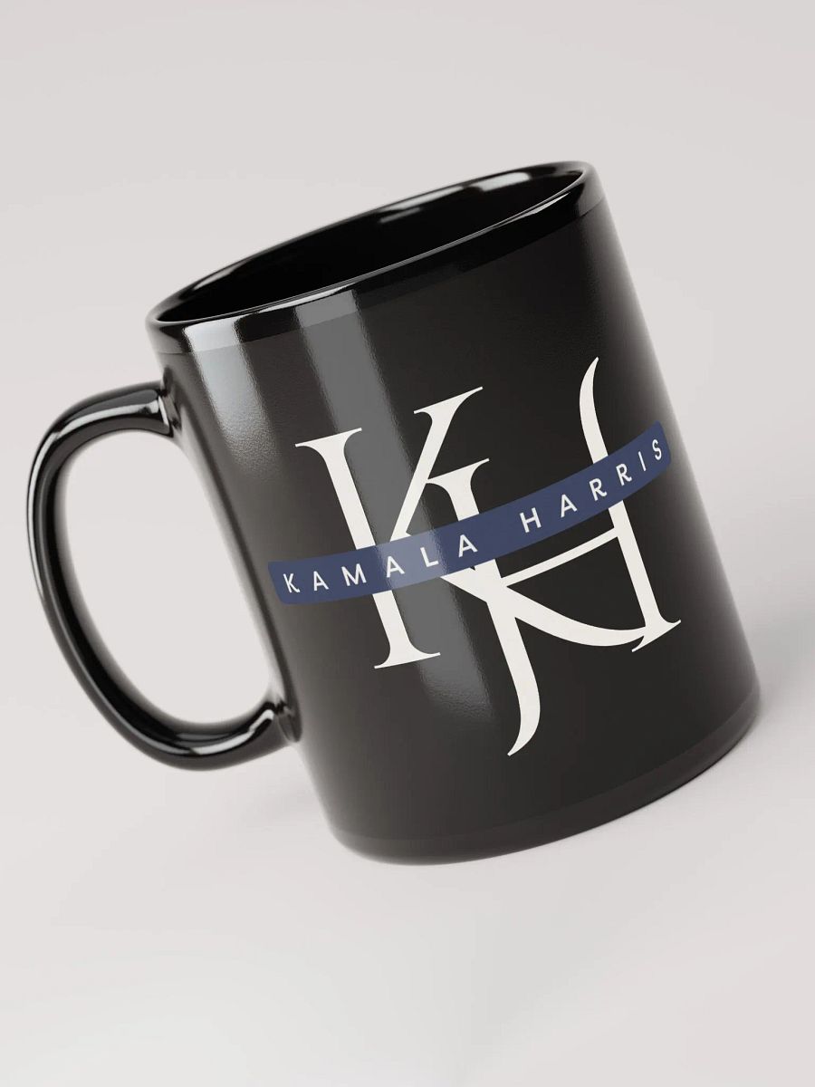 Copy of KAMALA HARRIS Black Glossy Mug product image (3)