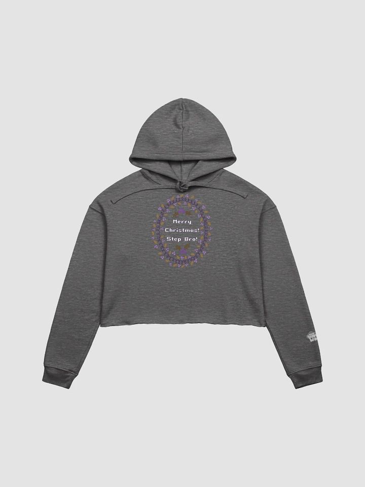 Step Bro Christmas Cropped Hoodie - Purple product image (3)