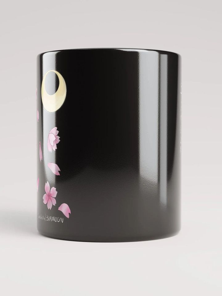 Sakura Moon black mug product image (2)