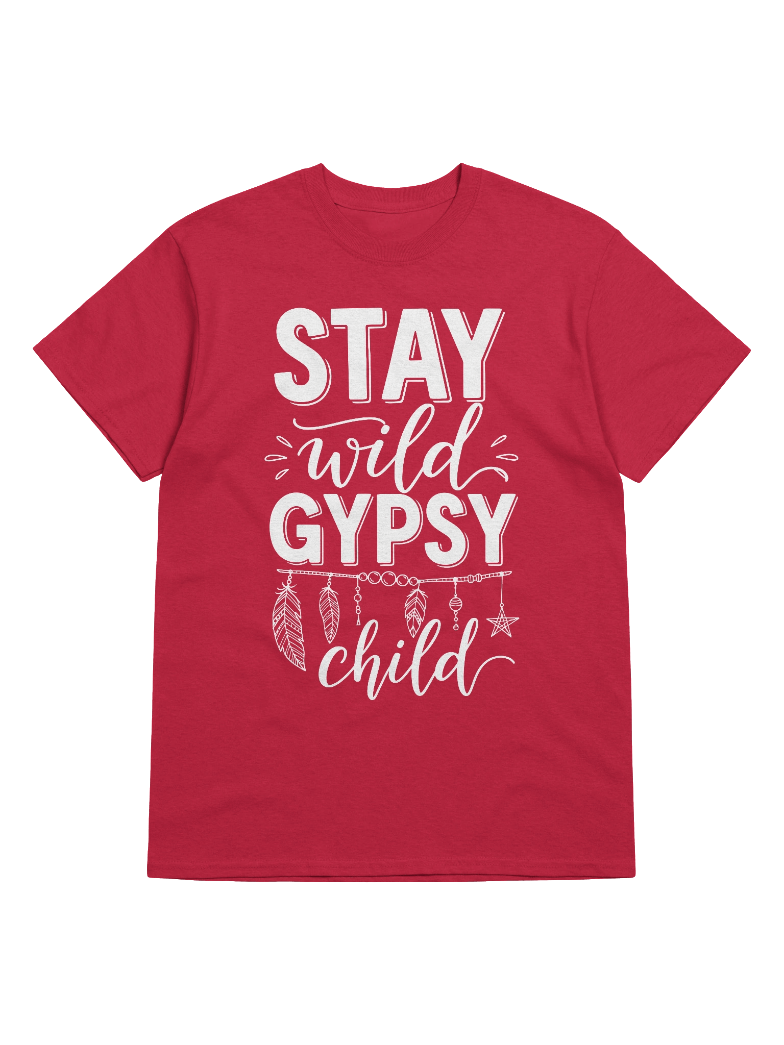 Boho Chic 'Stay Wild Gypsy Child' - Tee product image (60)
