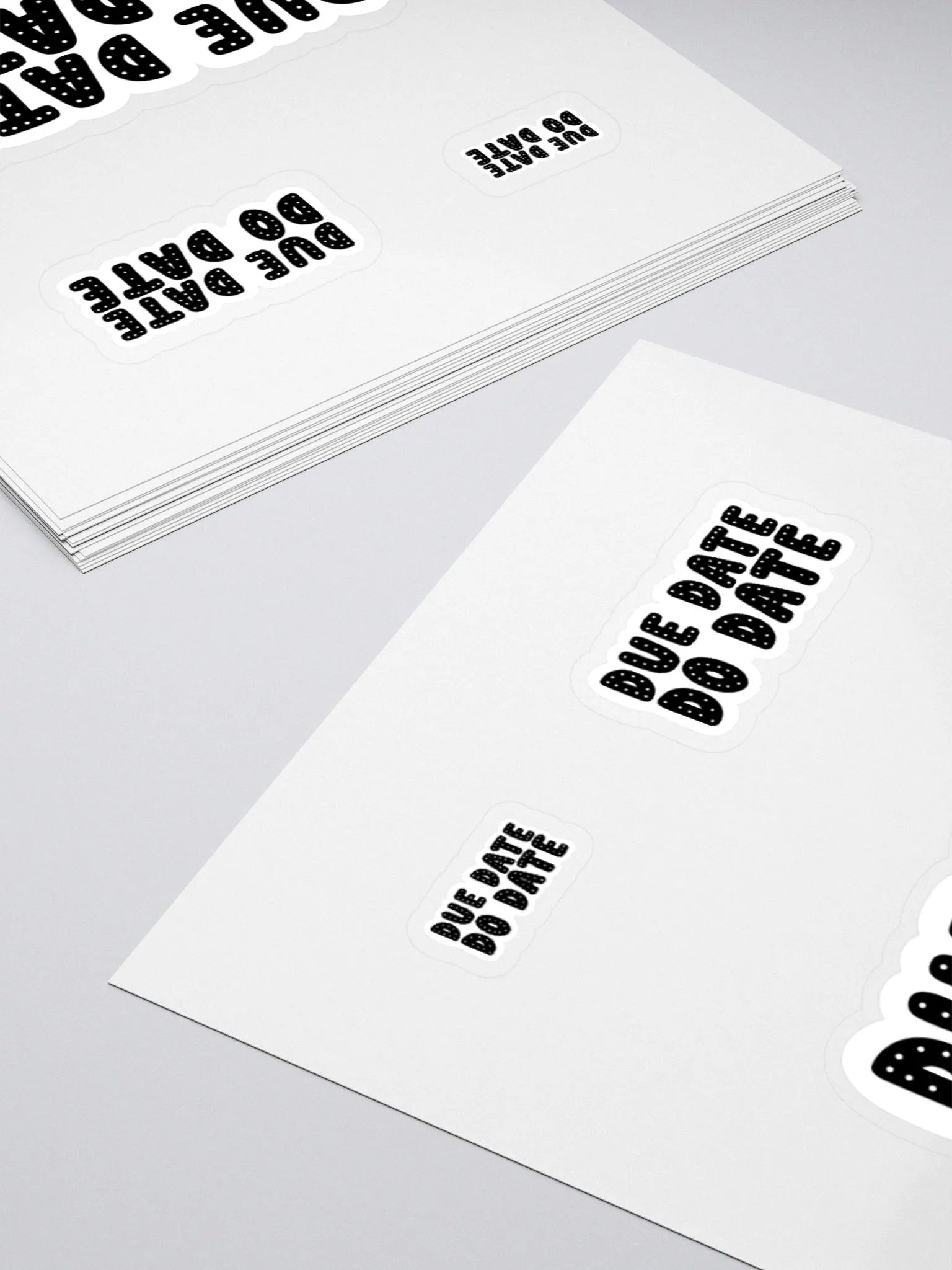 DUE DATE DO DATE Sticker product image (4)