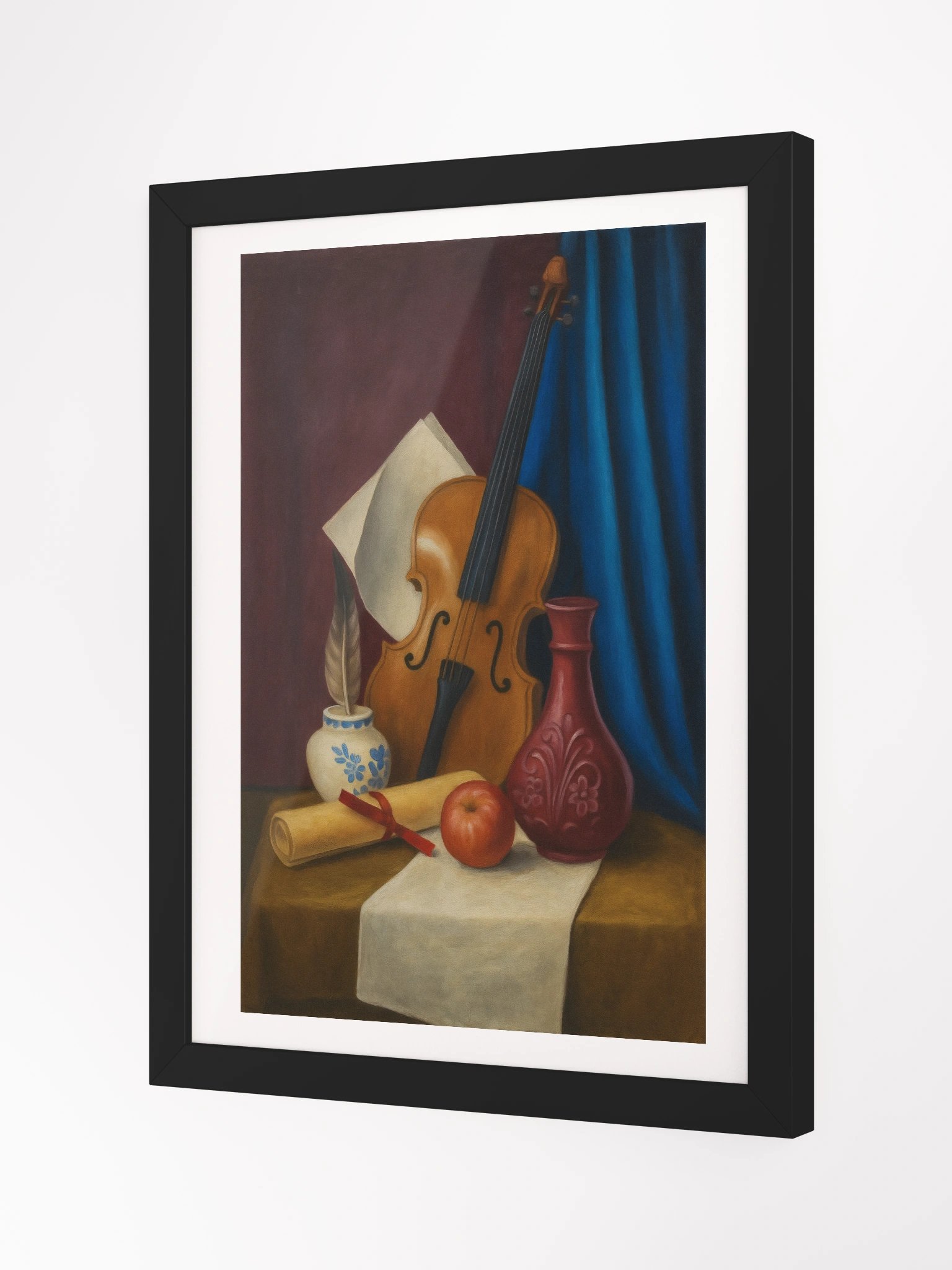 Framed Print - Classical Still Life 'Artist's Muse' product image (2)
