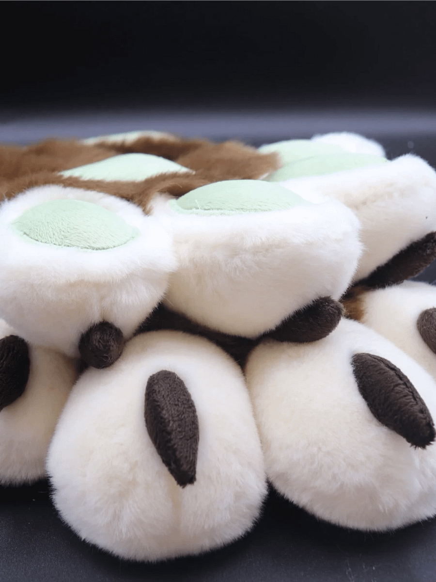 Four Finger Thumb Style Puffy Hand Paw Pattern [PDF DOWNLOAD] product image (4)