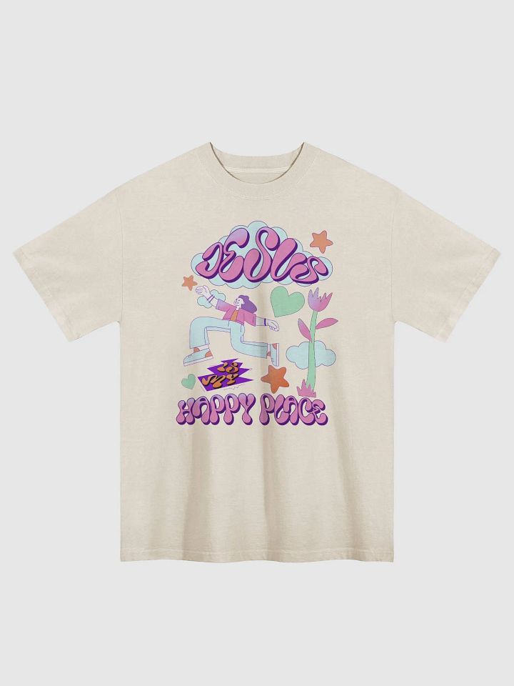 Jesus is my Happy Place Oversized Tee product image (1)
