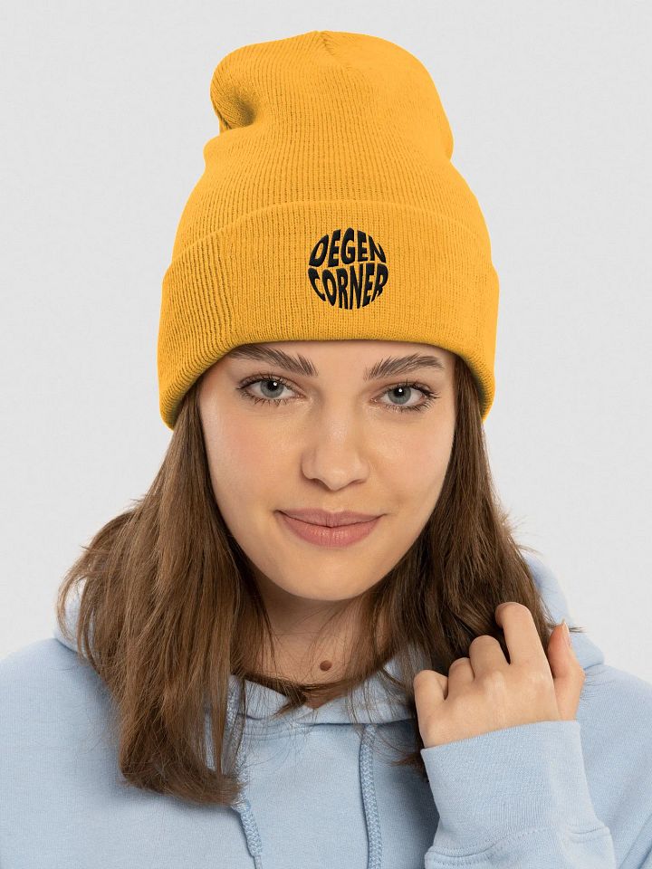 Degen Corner - Beanie (dark logo) product image (1)