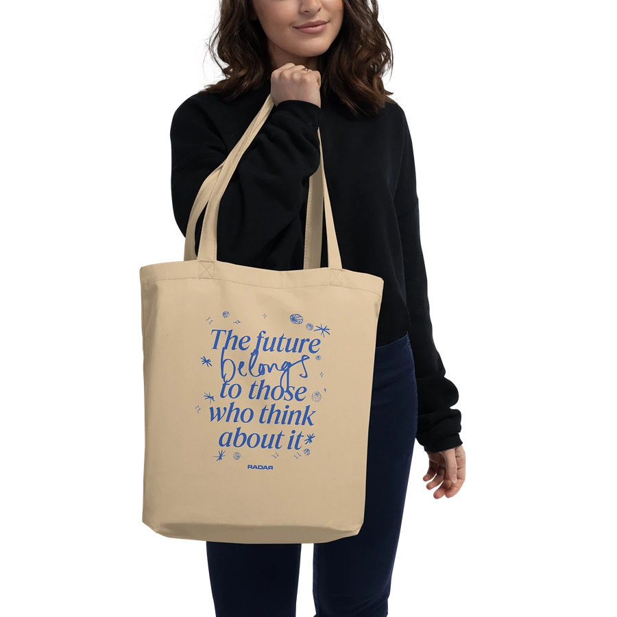 Future Tote Bag - Cream & Blue product image (3)