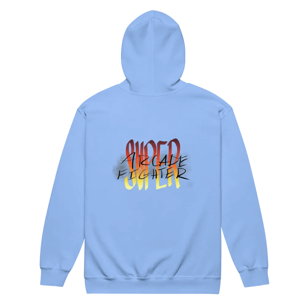 Unisex SUPER Arcade Fighter Zip-Up Hoodie product image (30)