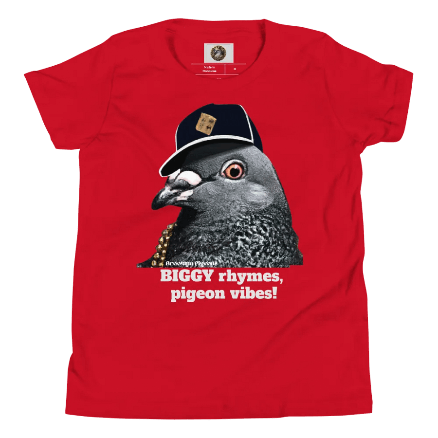 BIGGY rhymes youth T-Shirt (red) product image (4)