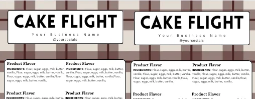 Spiced Plaid Label Template Bundle product image (3)