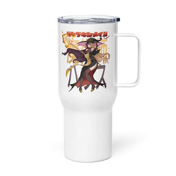 Pumpkin Mage: Goddess of the Gourds - Travel Mug w/ Handle product image (1)