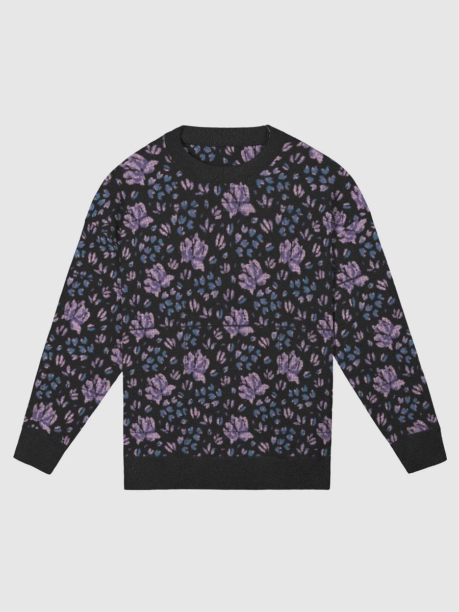 Purple Floral Sweater product image (12)