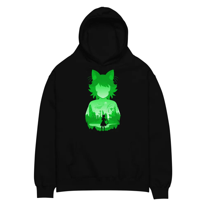 Cyber Kitty (Unisex Oversized Hoodie) product image (3)