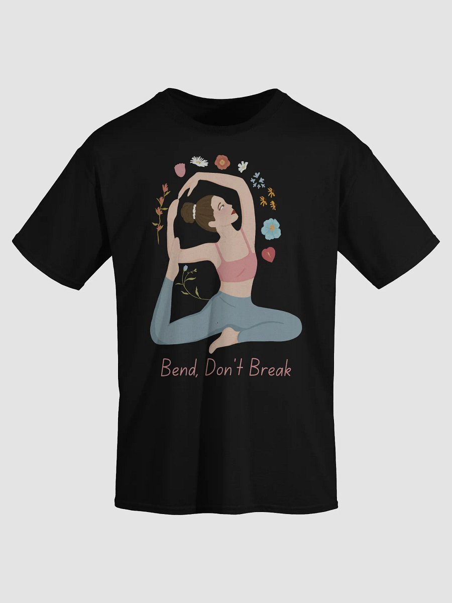 Yoga Resilience T-Shirt - "Bend, Don't Break" Motif product image (21)
