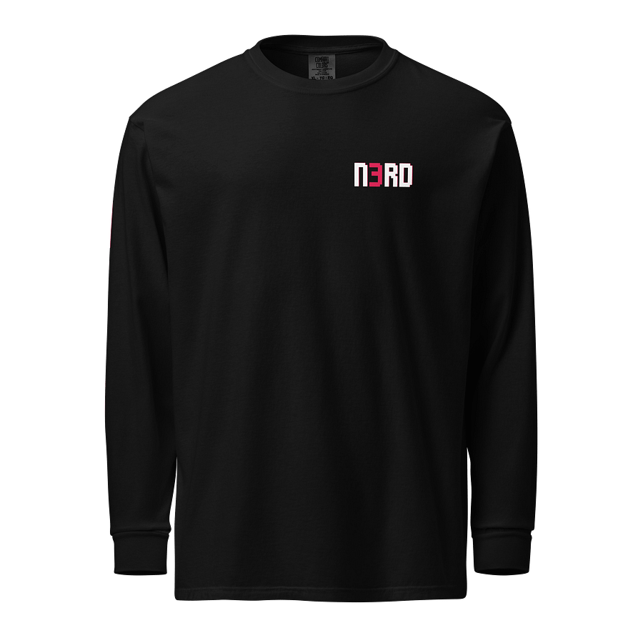 Nerd Comfort Colors Longsleeve product image (1)