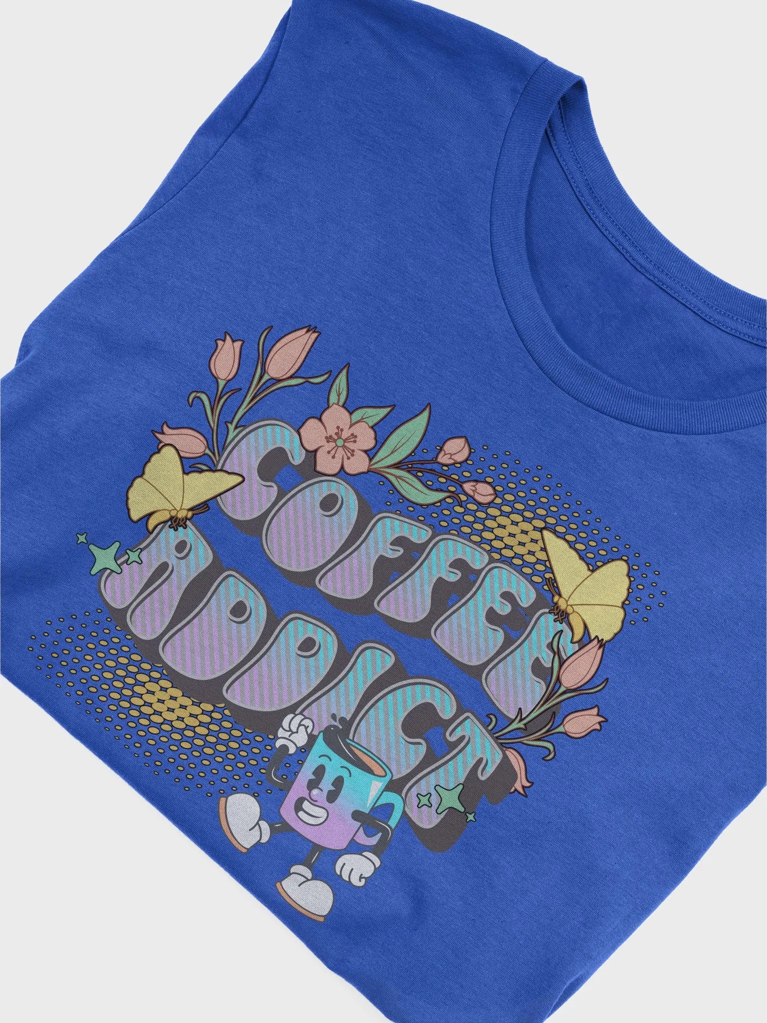 Coffee Addict Mascot Mug Whimsical T-Shirt product image (3)