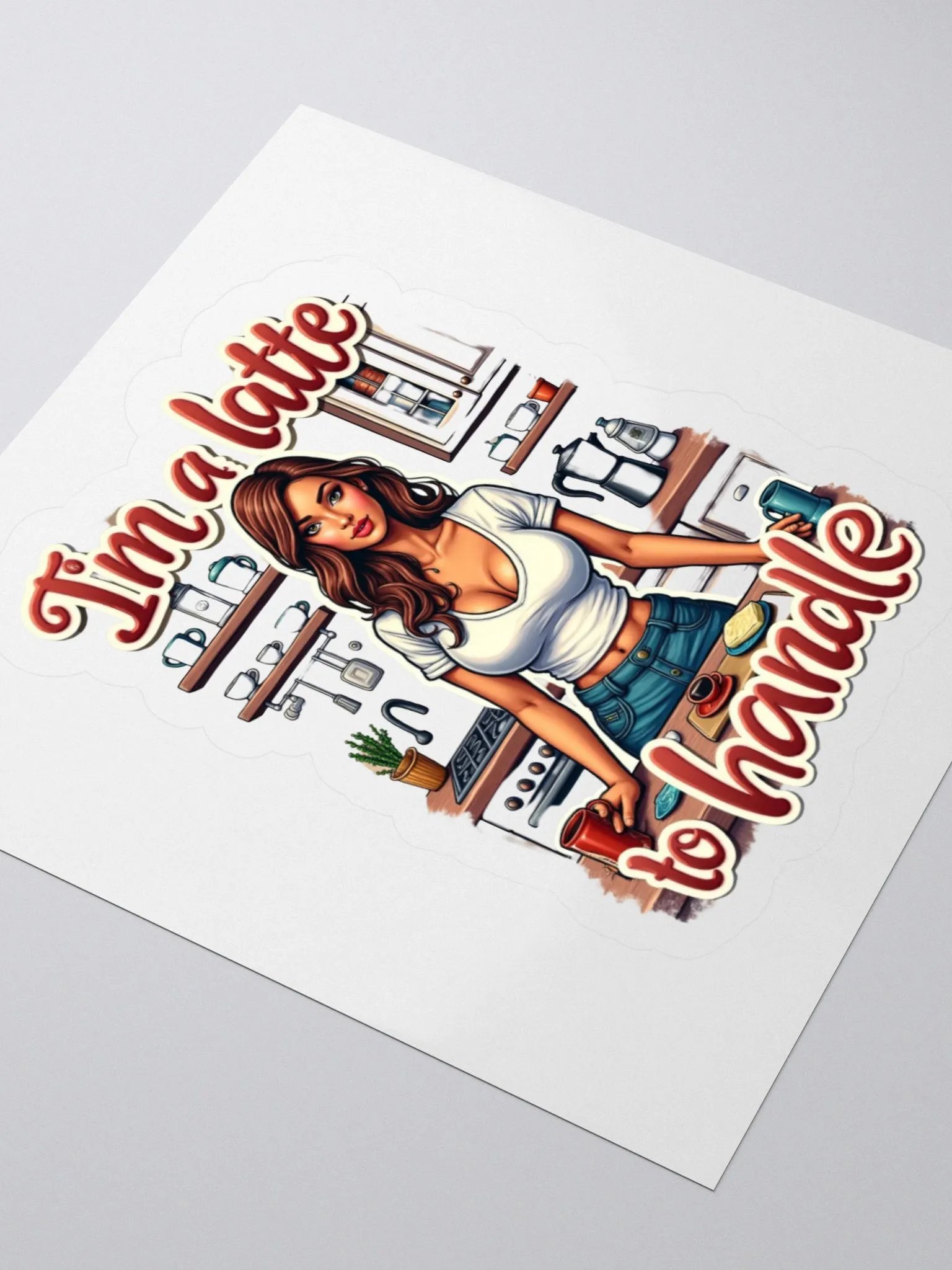 Latte to Handle Dream Sticker Set product image (3)