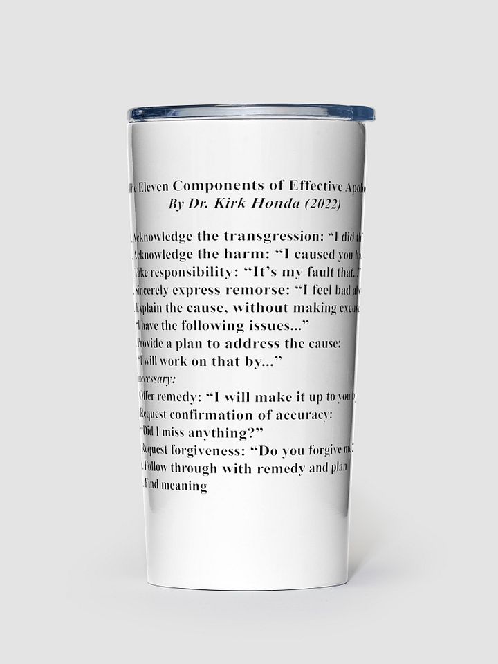 Effective Apologies - Tumbler product image (1)