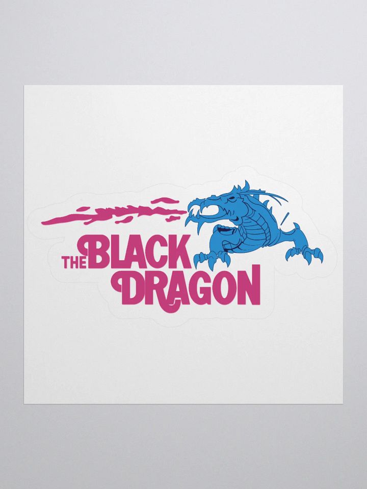 The Black Dragon | Kiss Cut Sticker product image (1)