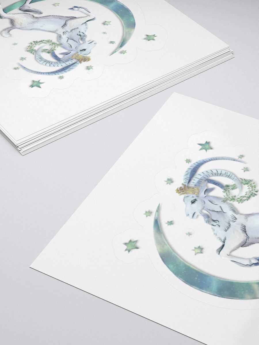 Capricorn Celestial Goat Sticker product image (10)