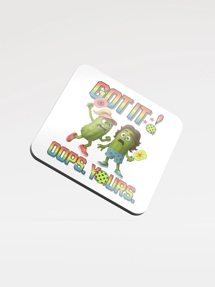 Got It Oops Yours Pickleball Whimsical Coaster Set product image (2)