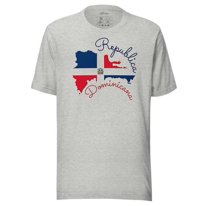 Dominican Republic Flag Map T-Shirt product image (3)