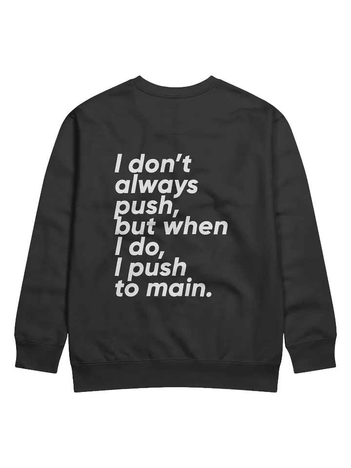 Master pusher sweatshirt - 100% cotton product image (2)