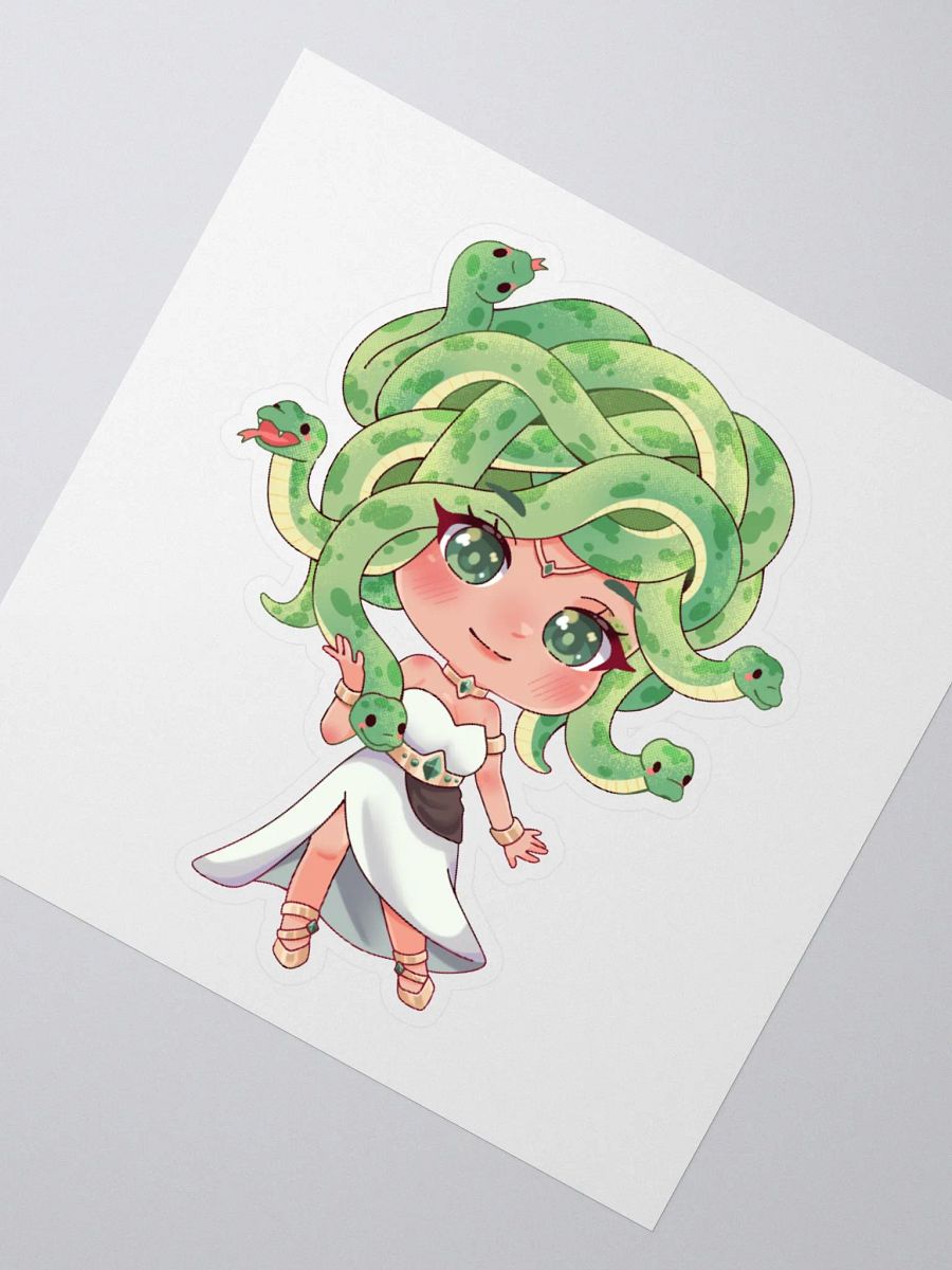 Chibi Medusa Kisscut Sticker product image (2)