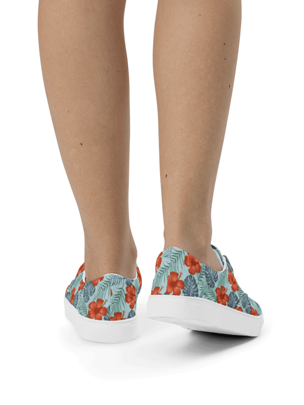 Palm Paradise | Women's Lace-Up Canvas Shoes product image (3)