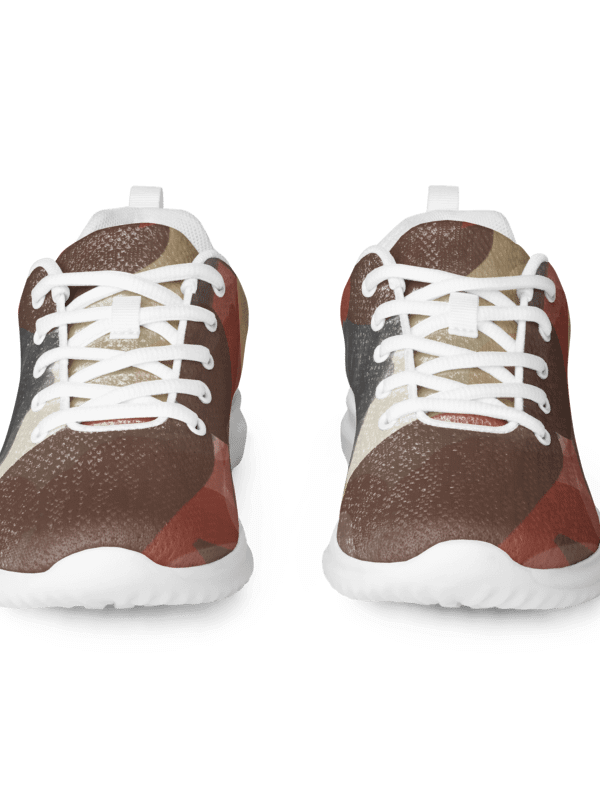Dynamic Red Abstract Men's Athletic Shoes product image (5)