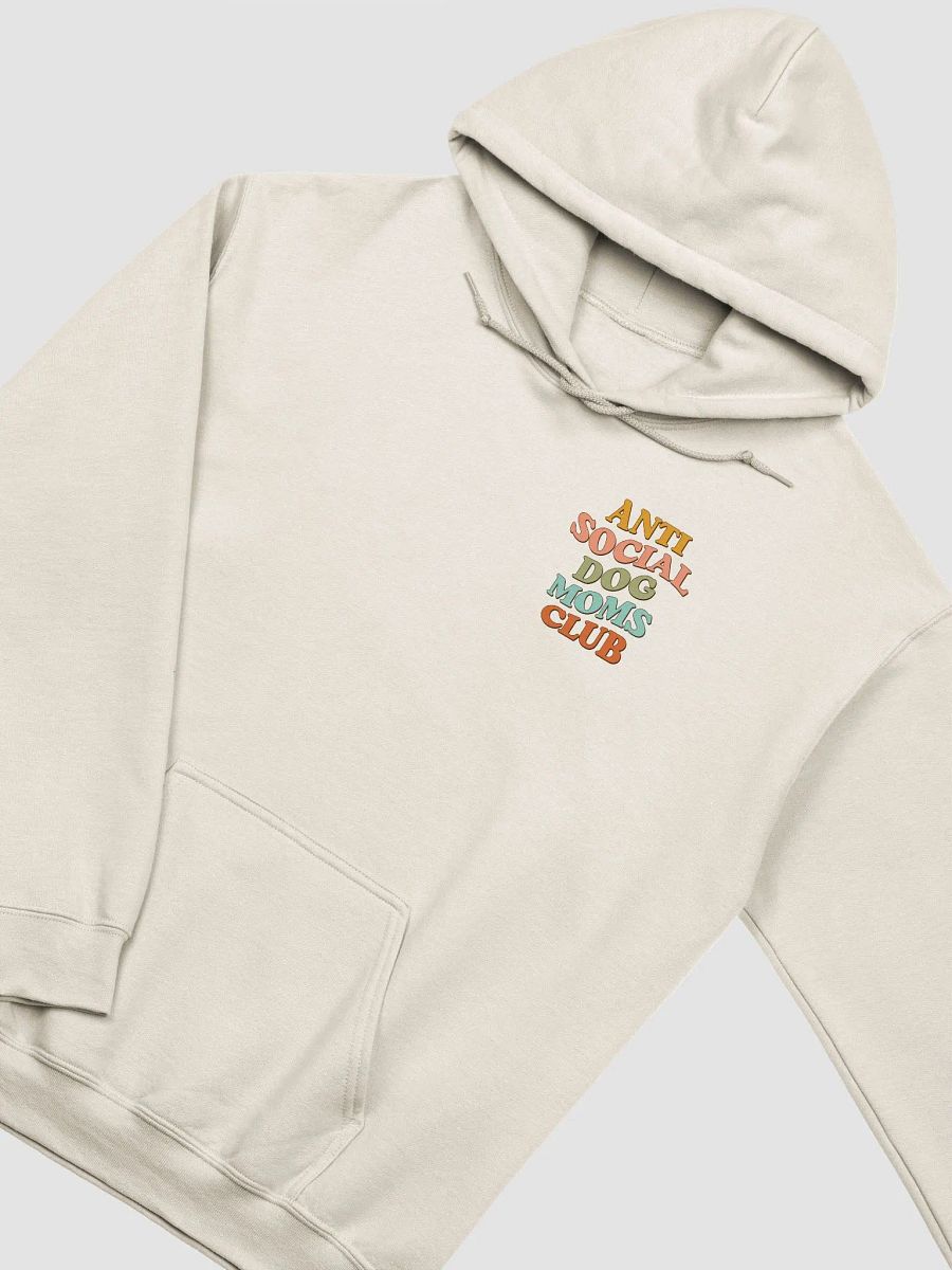 Anti Social Dog Moms Club Retro Hooded Sweatshirt | Funny Introvert Hoodie for Dog Moms product image (36)
