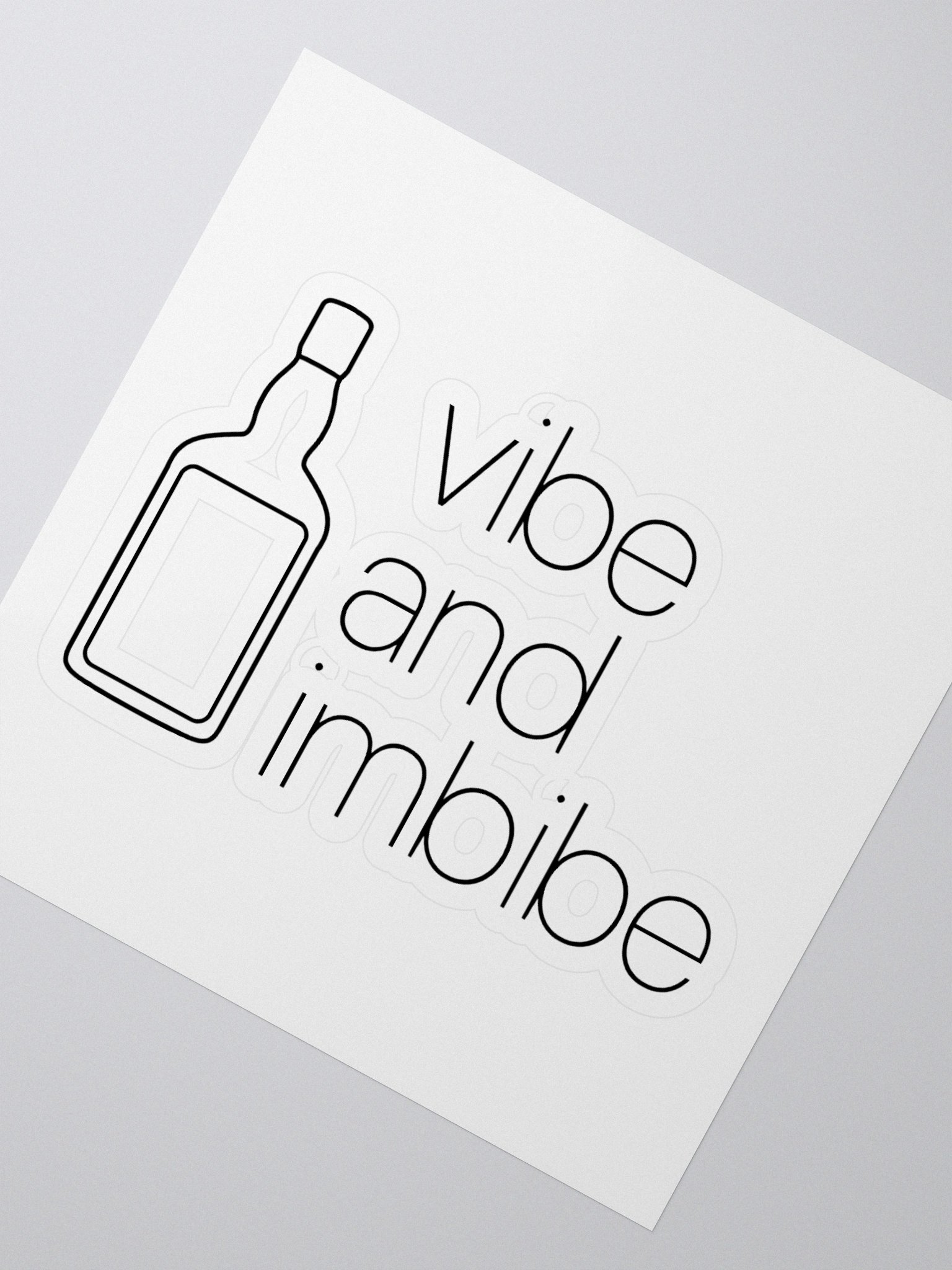 Vibe & Imbibe Sticker 2 product image (2)