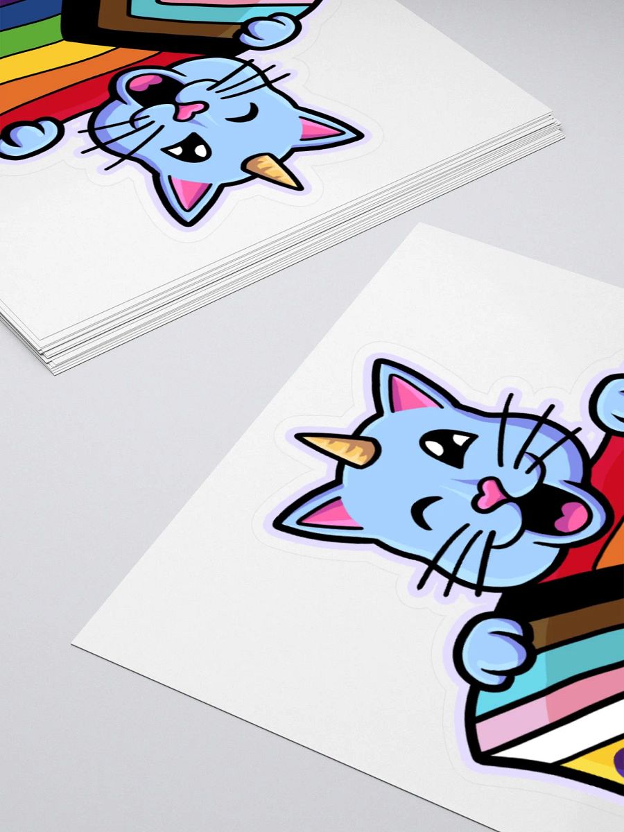 Progress Pride Kittycorn Sticker product image (11)