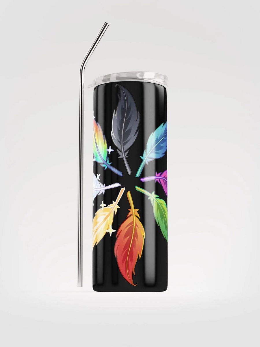 Circle of Feathers Stainless Steel Tumbler & Straw product image (2)