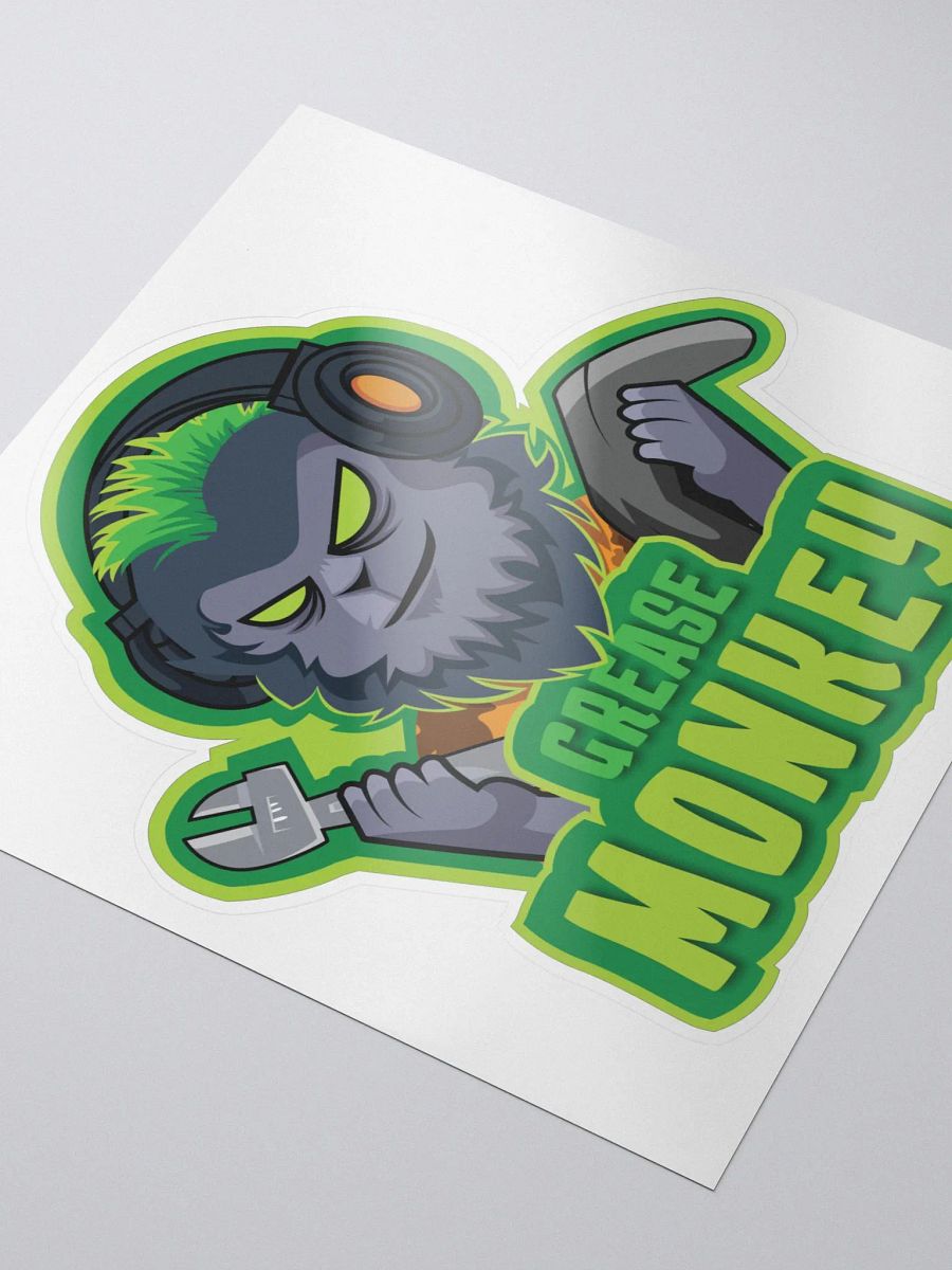Grease Monkey Logo Sticker product image (3)