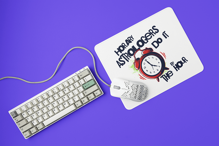 Horary Astrologers Do It By The Hour Mouse Mat product image (1)